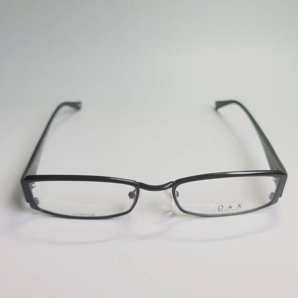 O&X New York OT-206U eyeglasses black grey full frame eyewear 53-17 142 C7 - Picture 12 of 13